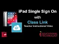 SSO for Student iPad s