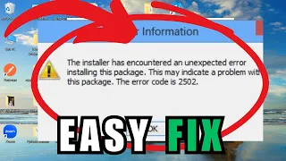 How to Fix Error Code 2503 or 2502 in Windows