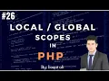 What is local and global scope in PHP PHP tutorial Local scope vs global scope in PHP