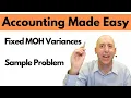 MA38 - Fixed Overhead Variances
