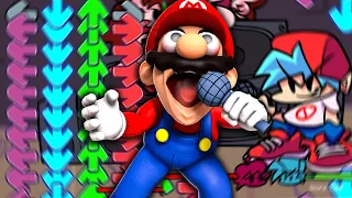 mario plays friday night funkin