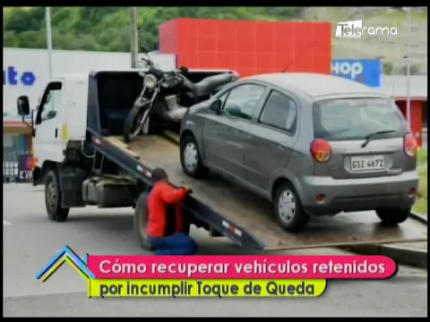 Cómo recuperar vehículos retenidos por incumplir toque de queda