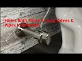 UPGRADE YOUR BATHROOM DECOR IN MINUTES TapCap Hides Ugly Toilet Sink Valves Escutcheon plates