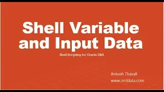 Updated Shell Variable Read Input Data Print Message in Shell Script Oracle DBA Shell Scripting