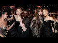 Lagu Lisa samen met Ariana Grande, Selena Gomez, Kylie Jenner en Timothée Chalamet bij de Golden Globe...