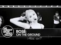 Download Lagu ROSÉ: On The Ground | The Tonight Show Starring Jimmy Fallon