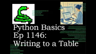 Python Basics Tutorial Writing To A Database Table SQL