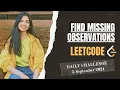 2028 Find Missing Observations Leetcode Daily POTD 5 Sep 2024 Medium Java Hindi Maths