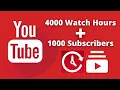 Download Lagu 1000 subscribers and 4000 watch hours