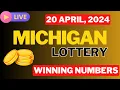Michigan Midday Lottery Results For - 20 Apr 2024