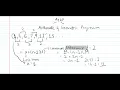 Arithmetic Progression O Level Additional Mathematics 4037 A Level Math 9709
