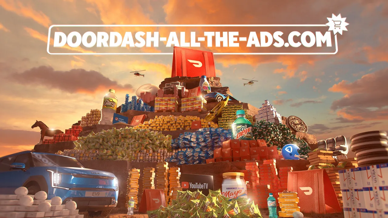DoorDash 3D commercial brand video