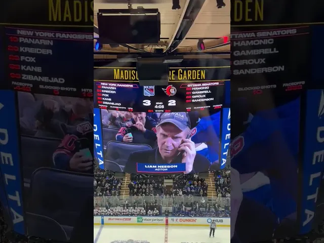 Liam Neeson really did 'Taken' on the jumbotron #shorts