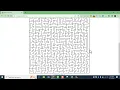 Create a maze in seconds with mazegenerator net Includes solution as well