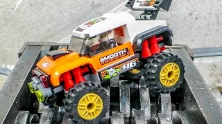 Shredding a Lego Stunt Truck! Speed Build and Destruction