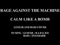 Rage Against The Machine - Calm Like A Bomb Guitar & Bass cover with tabs