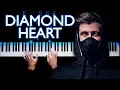 Download Lagu Alan Walker - Diamond Heart | Piano cover (feat. Sophia Somajo)