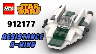 LEGO 912177 RESISTANCE A-WING | LEGO Starwars Magazine Gift Virtual Build