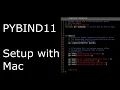 pybind11 setup with Mac