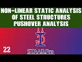17 Non-Linear Static Analysis of Steel Structures Pushover Analysis in STAAD Pro