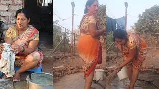 new vlog desi women clothes wash 