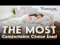 Franklin Grand Chaise Lounger Cloud Chaise Luxe Double Chaise Fluff Daddy Chaise - You need this