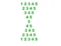 Number pattern program in java series 5 Hindi
