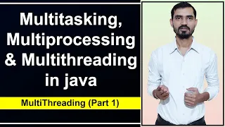 Difference between Multitasking Multiprocessing and Multithreading in Hindi by Deepak