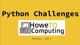 Python challenges Level 1 challenge 2