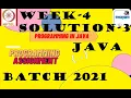 programming in java-Nptel week 4 Programming assignment 3 nptel NPTEL JAVA SOLUTION July 2021