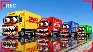 There's Horror Secret Place Compilations Big & Small Rainbow Truck Eater SAKURA SCHOOL SIMULATOR