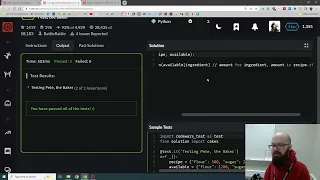 CodeWars Pete the Baker
