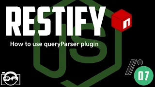 How to use queryParser with Restify in NodeJS - restify restful api server node tutorial