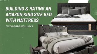 Built an Amazon King Size Bed With Mattress Review iPormis King Size Bed Frame with 4 Drawers