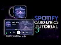 Download Lagu Spotify Lyrics Editing Full Tutorial |Alightmotion