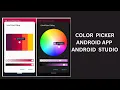 Create Simple Color Picker App Android Studio Java Kotlin 2022 Coding With Hammad