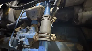Replacing Rubber Hydraulic Suction Line on a Ford 1710