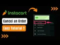 How to Cancel an Instacart Order