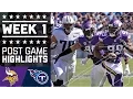 Vikings vs Titans NFL Week 1 Game Highlights