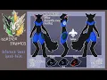 Protogen Reference Sheet Timelapse