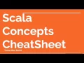 Scala 5 Concepts CheatSheet