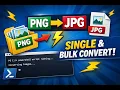 How to Convert PNG to JPG in Seconds Single Bulk Methods