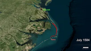 Roanoke Lost Colony Part 1 Barlowe Amadas 1584 Walter Raleigh s Roanoke Colony Outer Banks