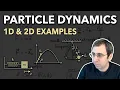 Single Particle Dynamics 1D 2D Examples Spring Projectile Pendulum AOE 3144 Lecture 7