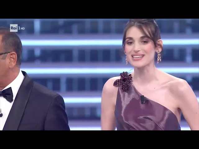 Sanremo 2026 - L'ingresso di Pilar Fogliati