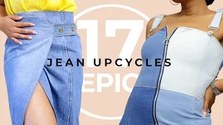 Download 17 Epic Ways To Upcycle Your Old Jeans! | Denim Thrift Flips MP3