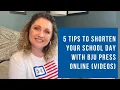 5 Tips to Shorten Your School Day with BJU Press Online s