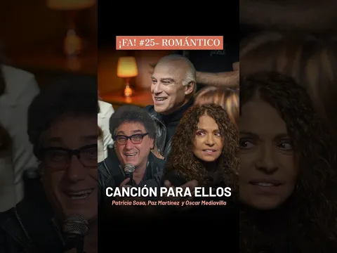 "Canción para ellos" El Paz Martínez y su regalo a Patricia Sosa y Oscar Mediavilla ¡FA! Romántico