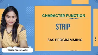 SAS Programming STRIP Remove Leading and Trailing Spaces in SAS