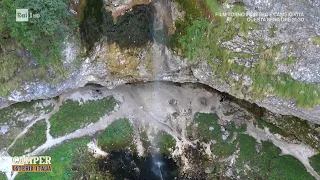 La maestosa cascata e le suggestive grotte del Fontanone di Goriuda - Camper Osteria Italia 3/9/2026